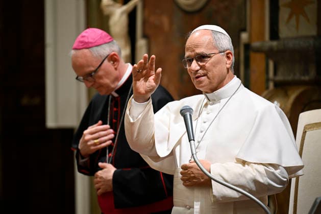 Vatikan, Papst Leo XIV. während Generalaudienz