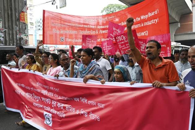 Bangladesch, Textilarbeiter-Initiative protestiert für Umsetzung des Arbeitsgesetzes 2026 in Dhaka