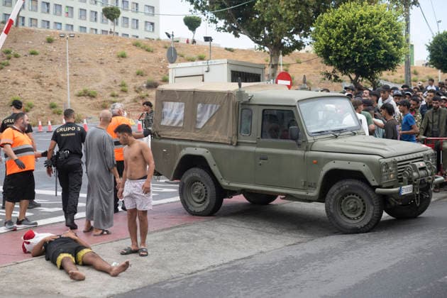 Spanien, Eindrücke aus Ceuta