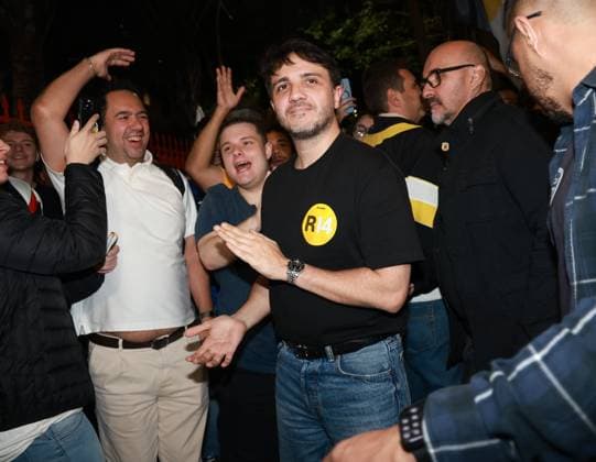 Brasilien, Renan Santos Wahlkampfveranstaltung in Sao Paulo