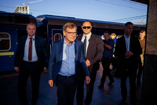 Ukraine, Außenminister Johann Wadephul zu Besuch in Kyjiw