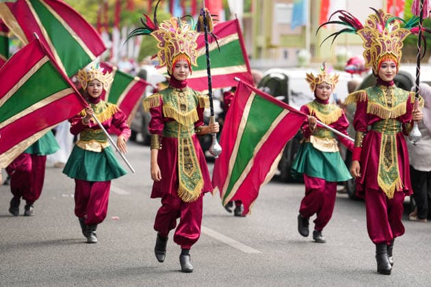 Indonesien, Unabhängigkeitsparade in Aceh