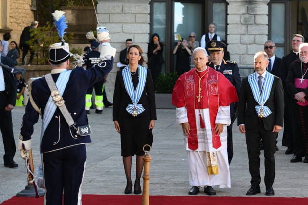 San Marino, Empfang für Papst Leo XIV.