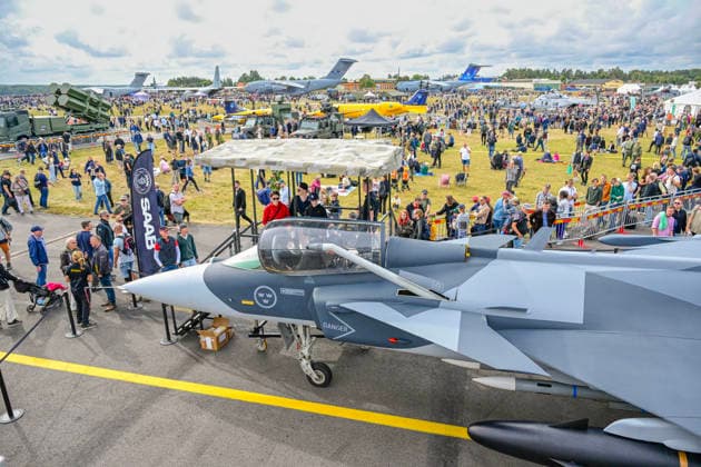 Schweden, Flugshows zum 100-jährigen Jubiläum der Luftwaffe in Linköping