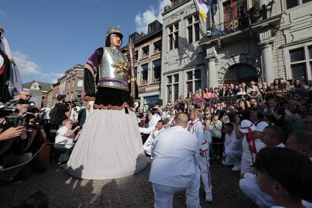 Belgien, Ducasse-Fest in Ath