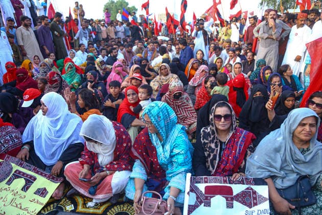 Pakistan, Nationalisten demonstrieren in Hyderabad gegen Aufteilung der Provinz Sindh