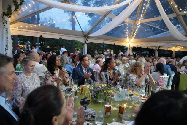 Celebrities, SummerFest Gala im Southampton Arts Center, Southampton