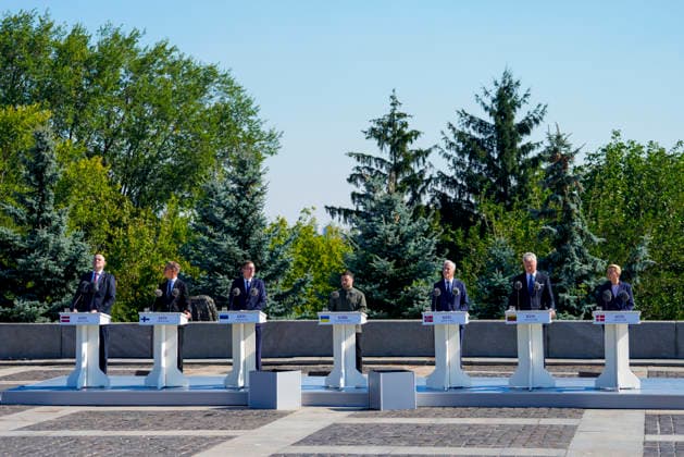 Ukraine-Krieg, Nordisch-Baltischer Gipfel in Kyiv