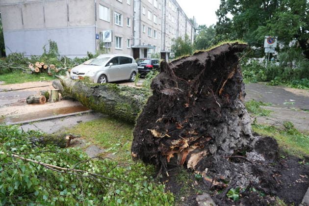 Lettland, Sturm in Riga
