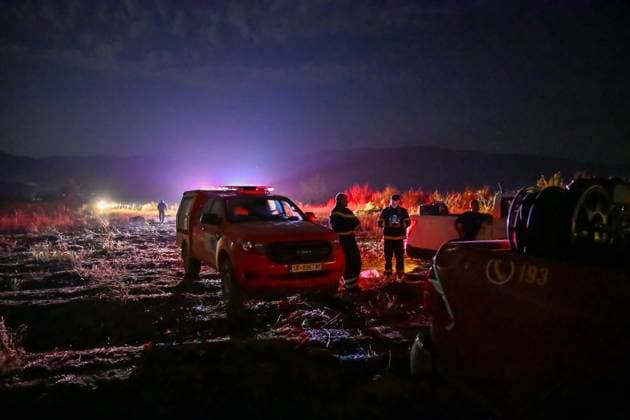 Nordmazedonien, Waldbrand in Strumica