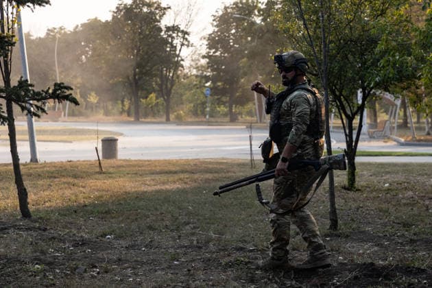 Ukraine-Krieg, Russischer Drohnenangriff auf Kramatorsk