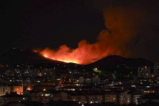 Türkei, Waldbrand bei Ankara
