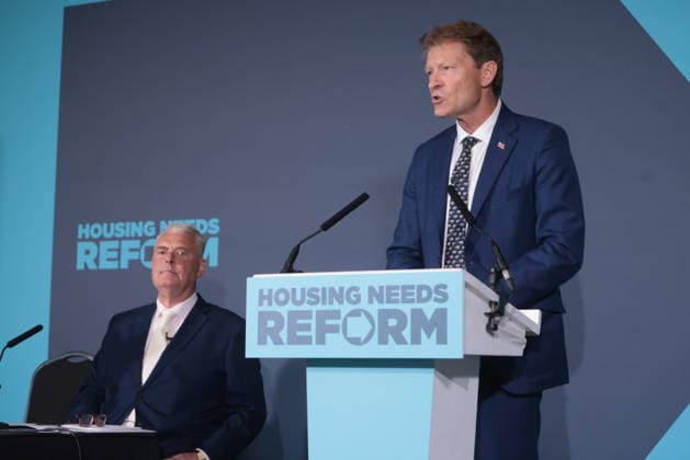 Großbritannien, Reform UK Pressekonferenz in London