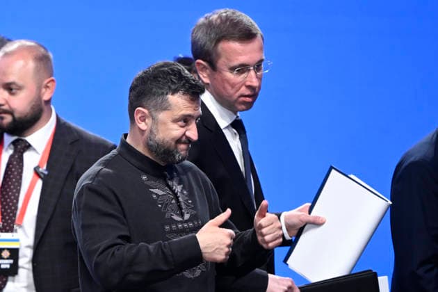 Ukraine, Wolodymyr Zelenskyi bei Treffen der Coalition of the Willing in Kyjiw