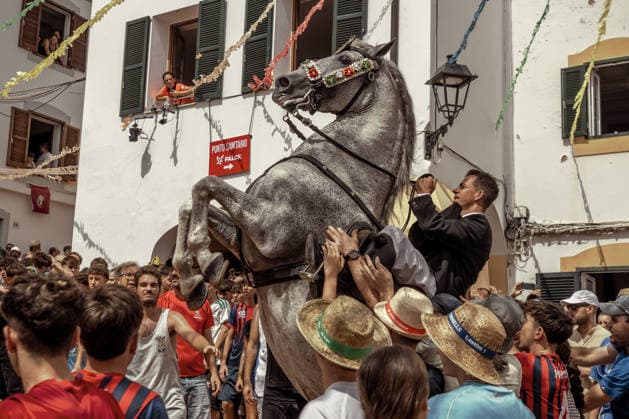 Spanien, San Bartomeu Festival in Ferreries