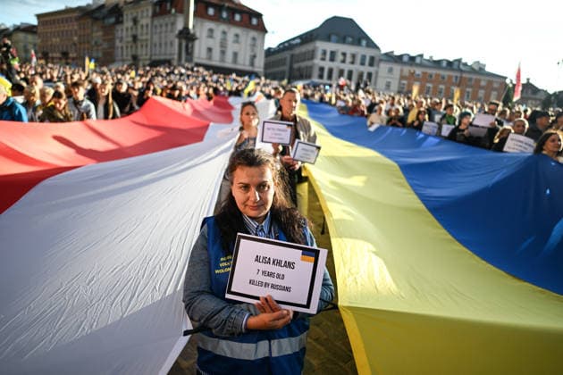 Polen, Feier zum ukrainischen Unabhängigkeitstag in Warschau