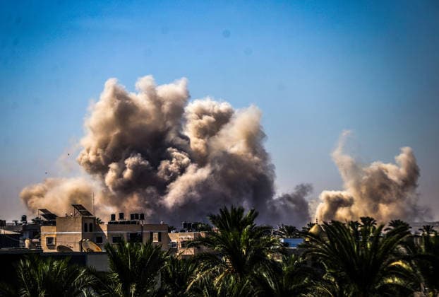 Nahostkonflikt, Gaza, Israelischer Luftangriff auf Deir al-Balah