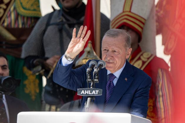 Türkei, Recep Tayyip Erdogan zu Besuch in Bitlis