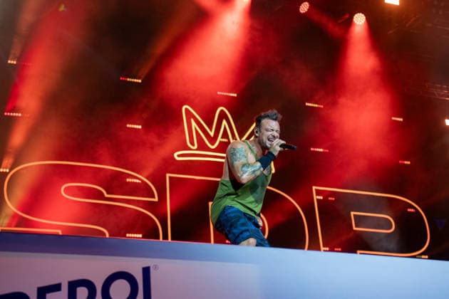 Musik, Superbloom Festival im Olympiapark in München, SDP Konzert