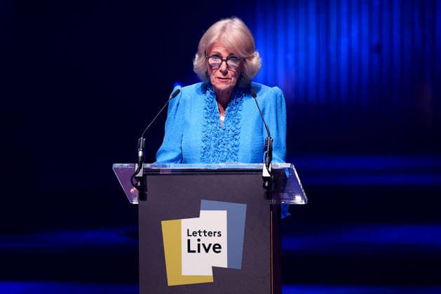 Großbritannien, Königin Camilla bei Lesung Letters Live in London