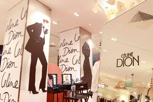 Celebrity, Celine Dion Pop Up Store in Paris