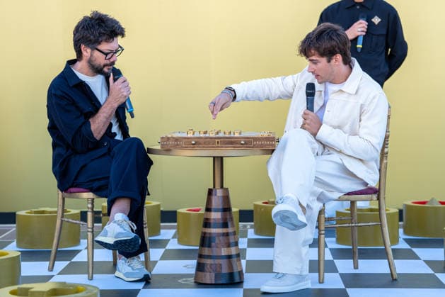 Celebrity, Entertainment, Charles Leclerc und Alvaro Morte bei Chivas Regal in Madrid
