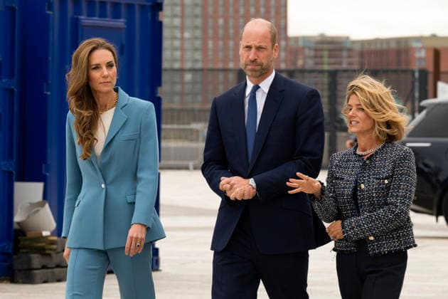 Royals, Prinz William und Prinzessin Kate bei einer Veranstaltung zur Suizidprävention beim FC Everton in Liverpool