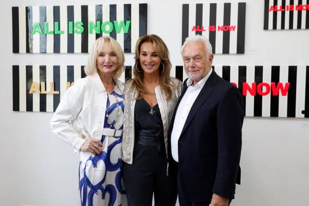 Celebrity, Caroline Beil während der Vernissage zu All is Now in der Galerie Heartspace Kunstraum in Berlin