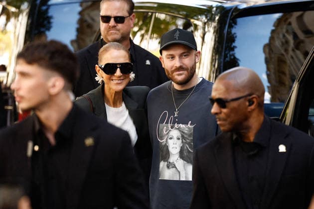 Celebrity, Celine Dion in Paris