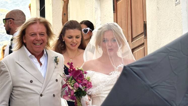 Celebrity, Emily Atack Hochzeit mit Alistair Garner in Spanien
