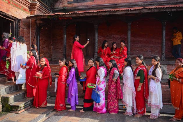 Nepal, hinduistisches Frauenfest Teej