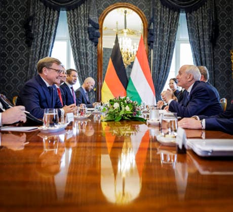 Budapest, Johann Wadephul zu Gast in Ungarn