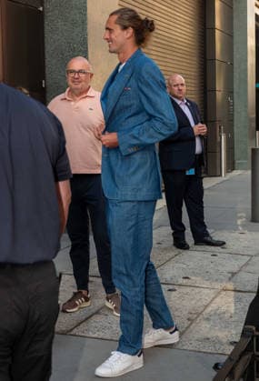 Celebrity, Stars vor den ABC Studios in New York