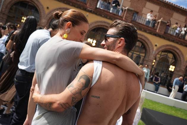 Madrid Fashion Week, Gäste der Ernesto Naranjo Modenschau