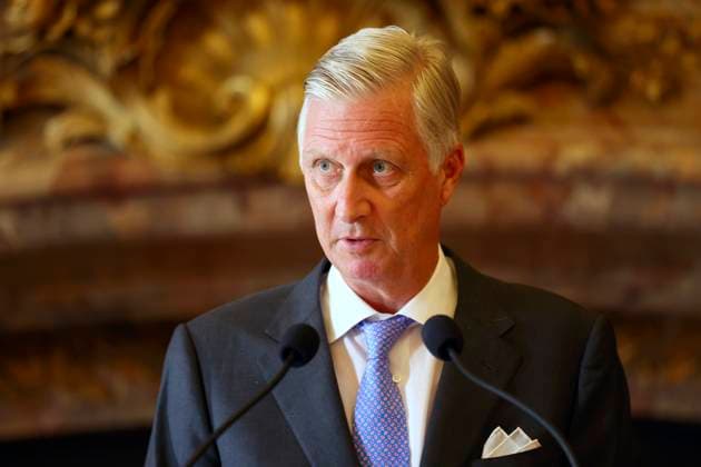 Royals, König Philippe empfängt BeHeroes-Vertreter im Königlichen Palast in Brüssel