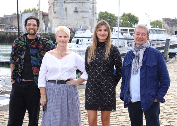 Festival de la fiction TV in La Rochelle, Dr Seylan and Cindy Photocall