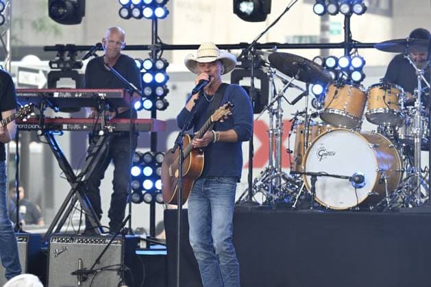 Musik, Kenny Chesney Auftritt in der Today Show in New York