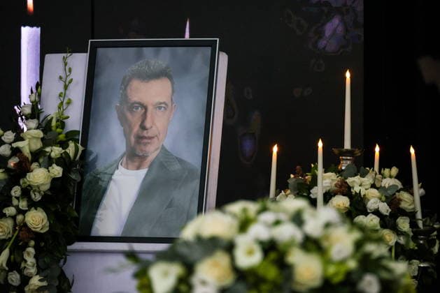 Russland, Abschiedszeremonie für den verstorbenen Musik-Kritiker und Journalist Sergei Sosedov in Moskau