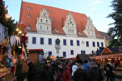 Meißen, Weihnachtskalender am Rathaus