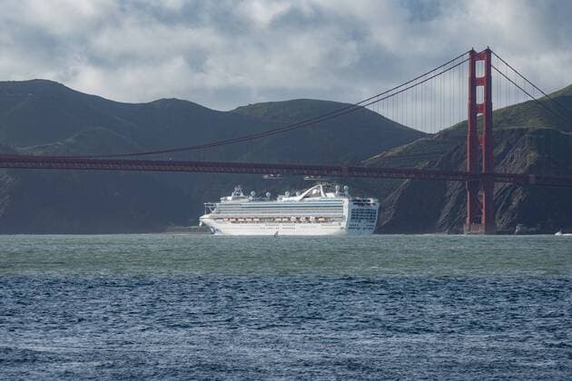 Coronavirus, Kreuzfahrtschiff Grand Princess sitzt vor Kalifornien fest - Archivbilder