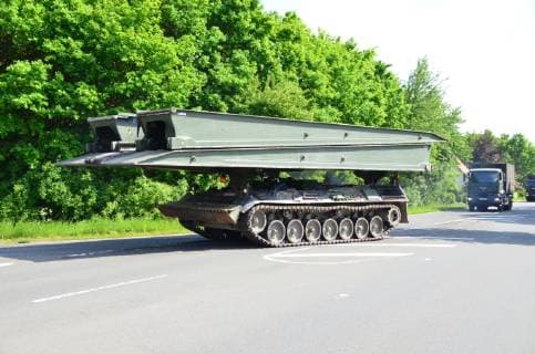 Militär, Panzer, Brückenlegepanzer Biber