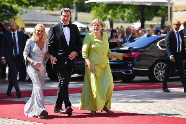 Ära Angela Merkel: Glamour, Stars und Prominente