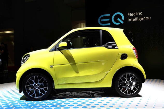 Fahrzeuge, E-Autos, Smart fortwo