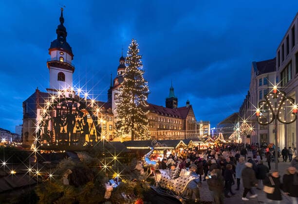 Coronavirus in Sachsen, Weihnachtsmarkt in Chemnitz abgesagt - Archivbilder