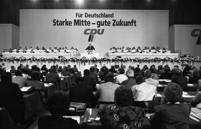 Deutsche Parteien, CDU, Die Regierung Kohl 1982-1998