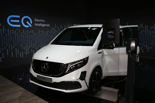 Fahrzeuge, E-Autos, Mercedes EQV