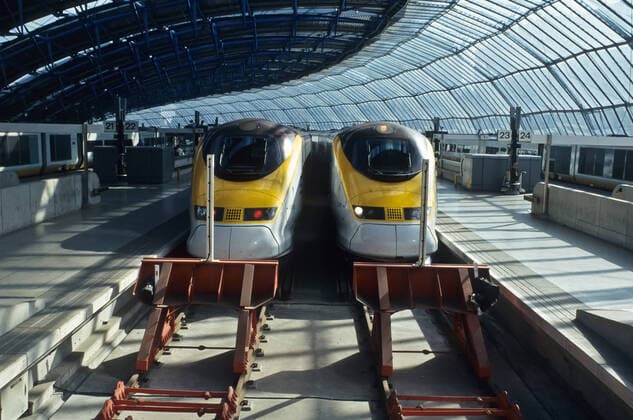 Eurostar hat wegen der Coronavirus-Pandemie und des Brexits deutlich weniger Passagiere als früher