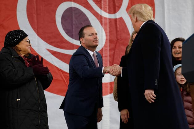USA, Republikanischer Senator Mike Lee positiv auf Coronavirus getestet -Archivbilder