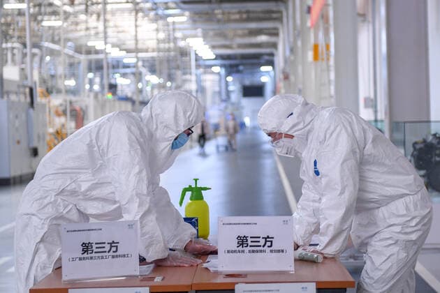 Coronavirus in China, VW pausiert Produktion in Changchun