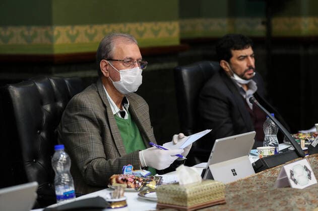 Coronavirus im Iran, Regierungssprecher Ali Rabiei nach positivem Corona-Test in Klinik